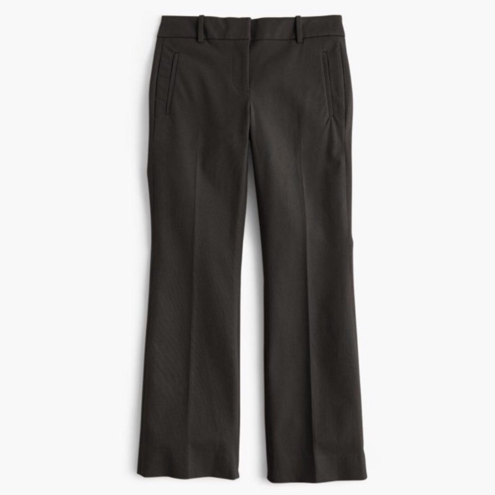 J. Crew Crop Navy pants with flare